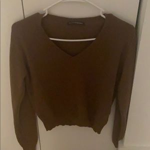 brown brandy melville sweater! :)